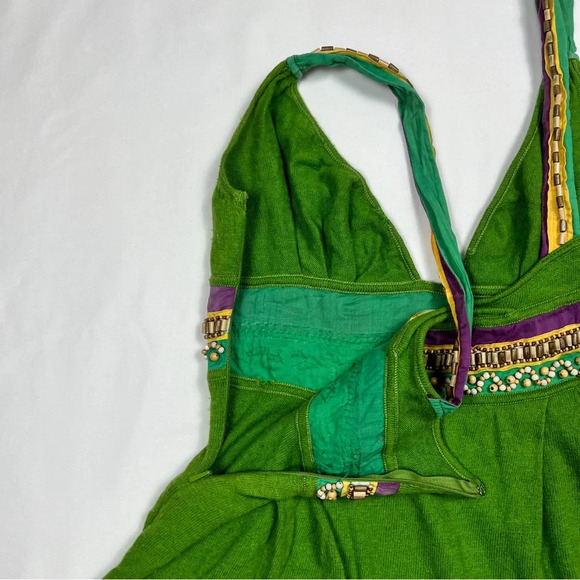 Y2K Beaded Babydoll Knit Tank Top - Picture 5 of 9